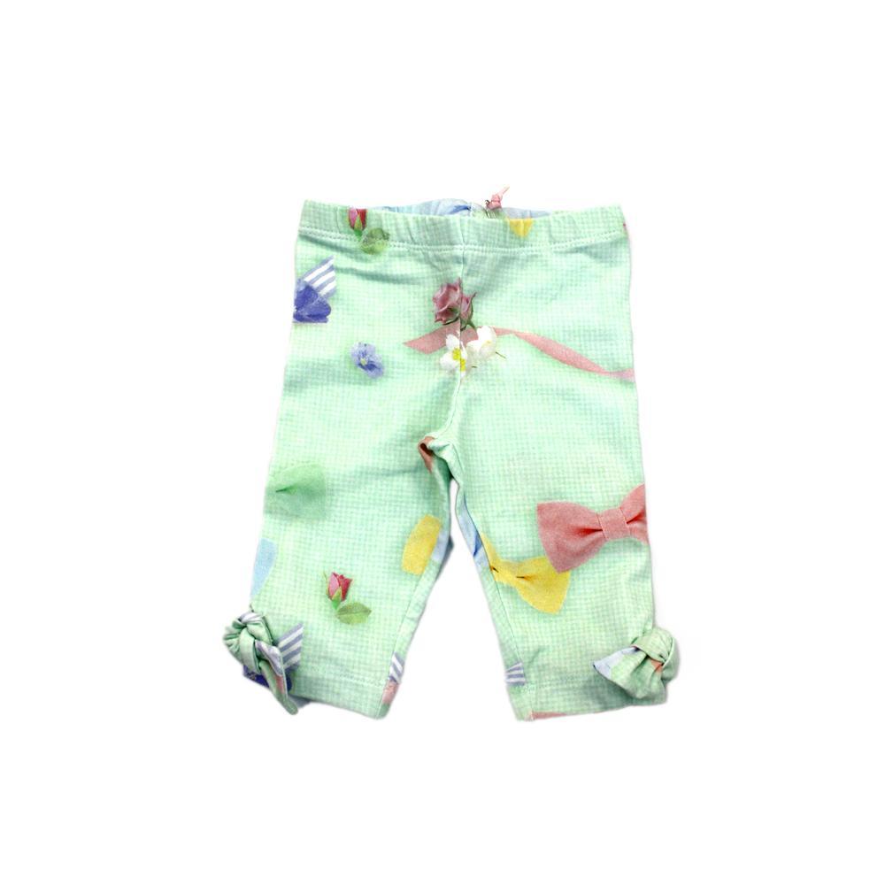 Lapin House Green Printed Leggings