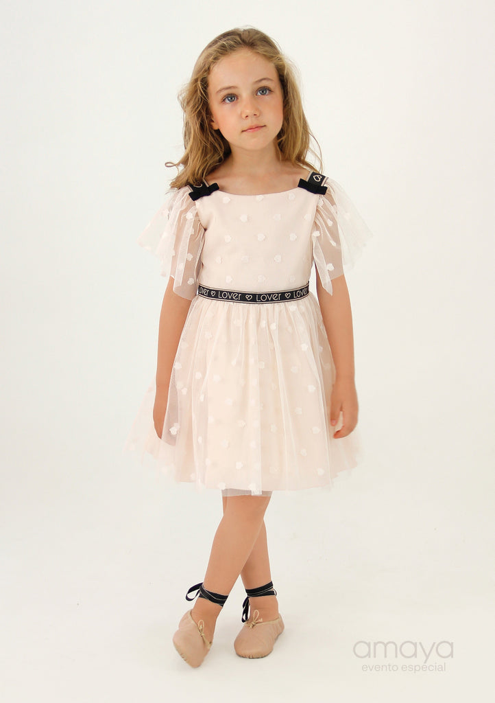 Amaya Kids Coral Dress