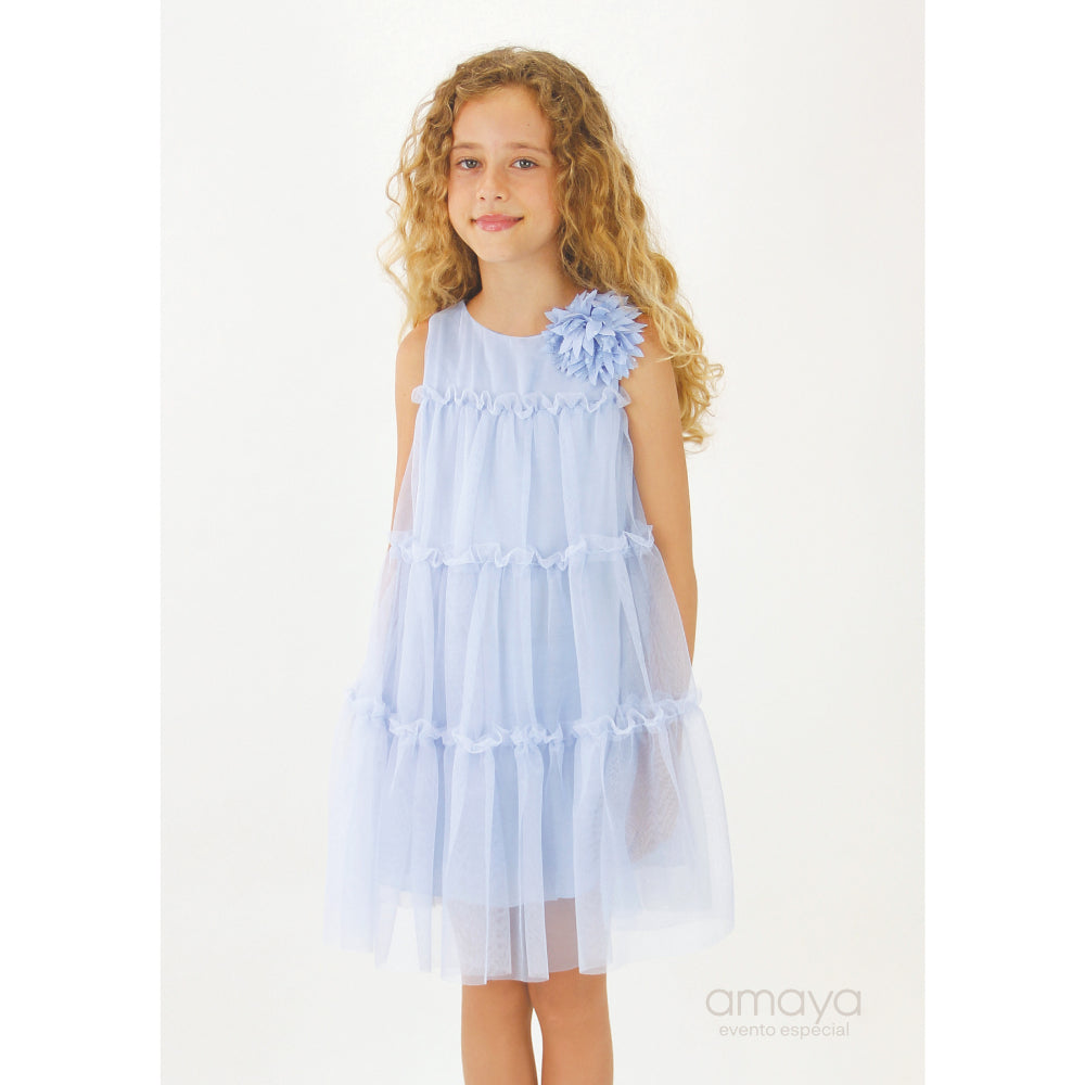 Amaya Kids Blue Dress