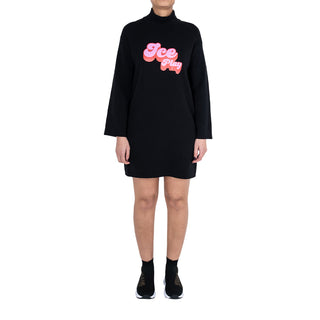 Ice Play Women's Black Knitted Dress