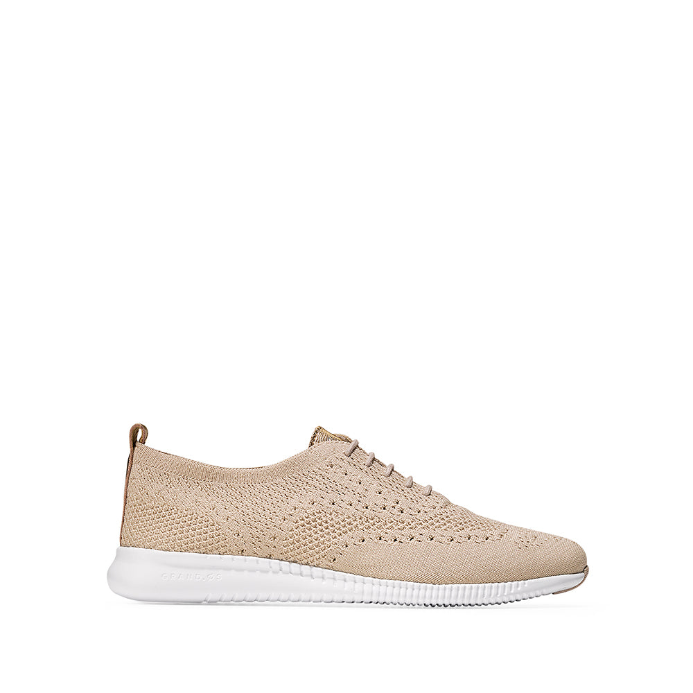 Cole Haan 2.ZERØGRAND Stitchlite Oxford Rye Knit/Optic White