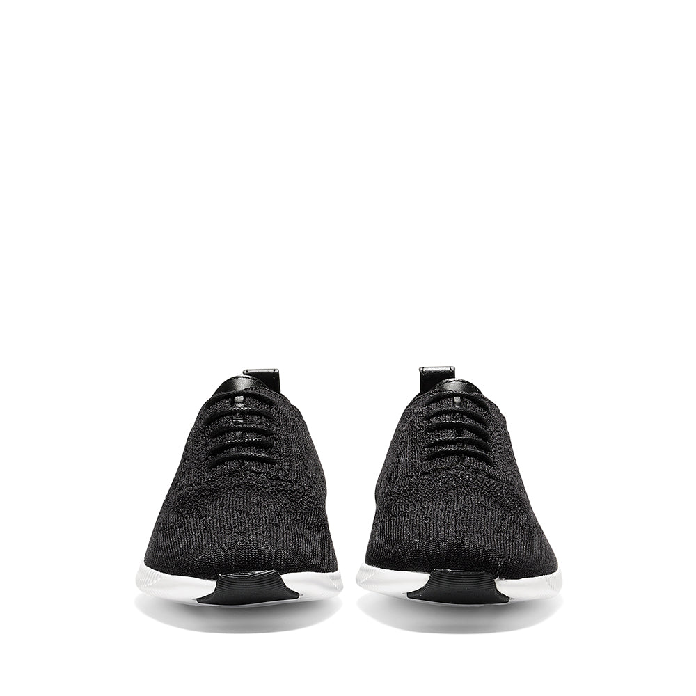 Cole Haan 2.ZERØGRAND Stitchlite Oxford Black Knit/Optic White