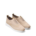حذاء كول هان 2.ZERØGRAND Stitchlite Oxford باللونين الأسود والرمادي/الأبيض البصري