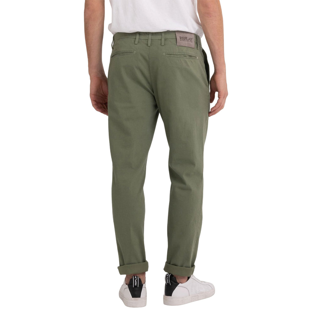 Replay Men's Regular Fit Benni Chino Trousers