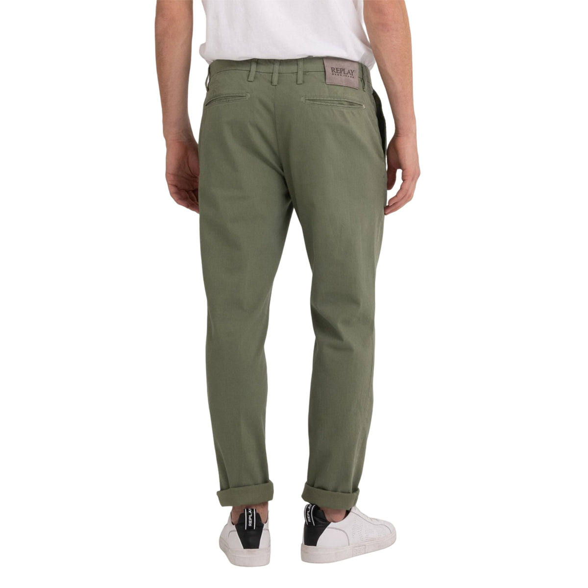 Replay Men's Regular Fit Benni Chino Trousers