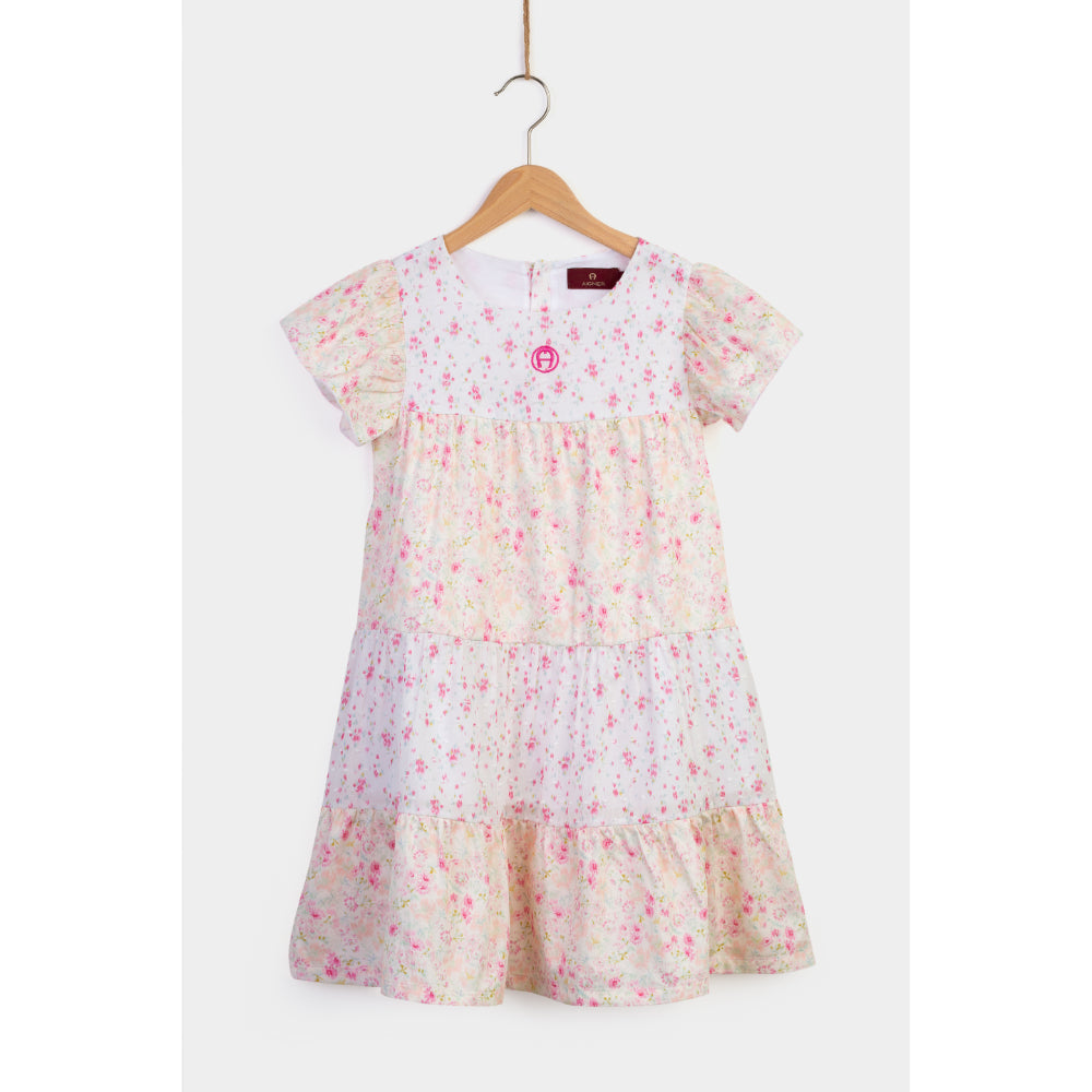 Aigner Kids Girl's Floral Cotton Dress