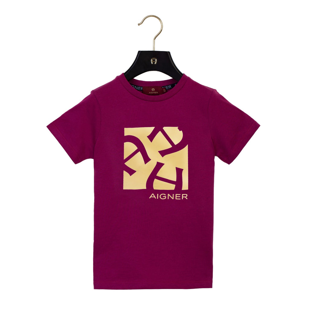 Aigner Kids Boy's Bordeaux T-Shirt