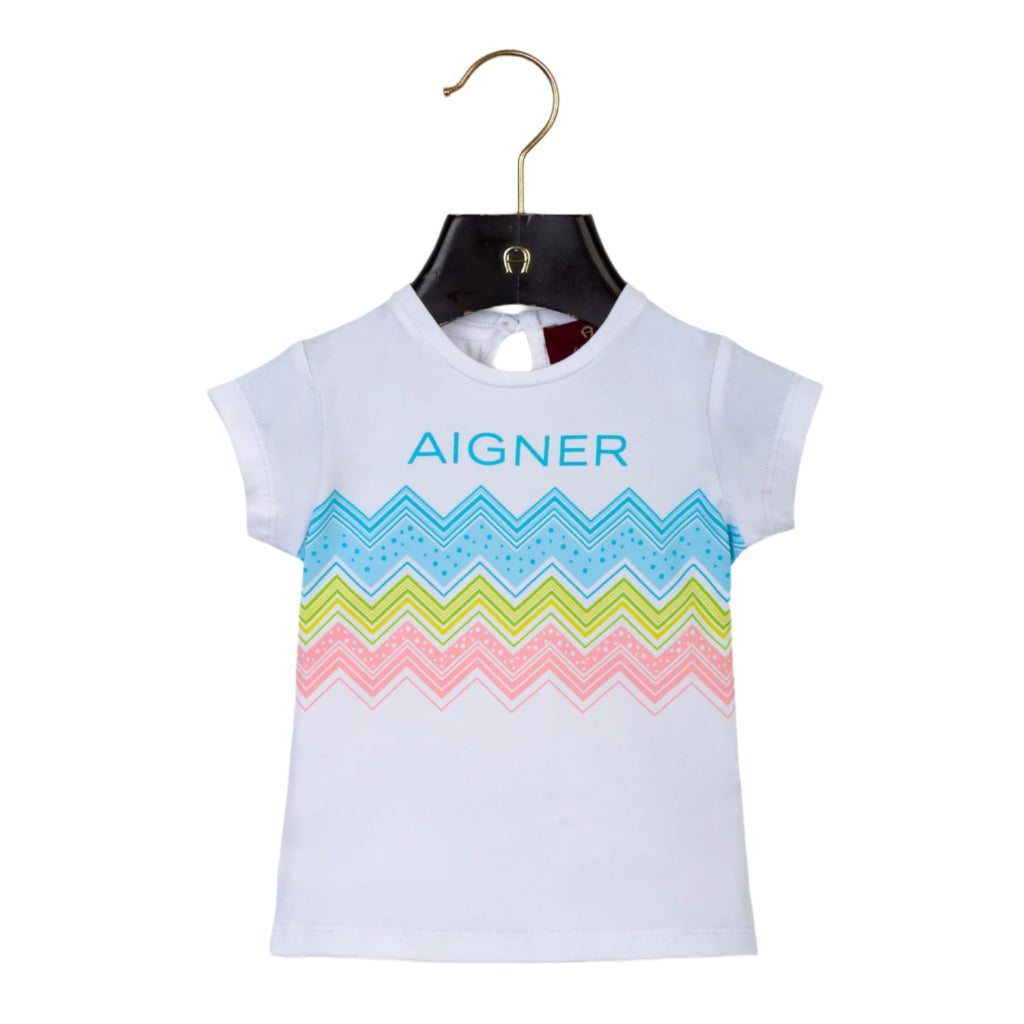 Aigner Kids Baby Girl's White T-Shirt