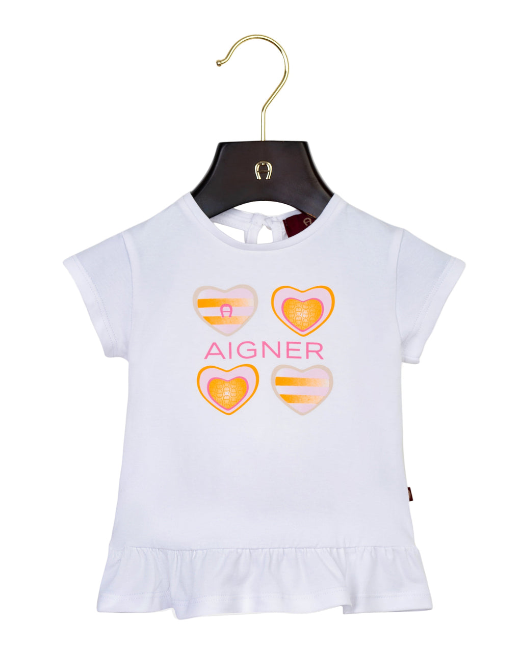Aigner Kids Baby Girl's White T-Shirt