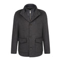 Bugatti Men's Regular Fit Dark Grey Jacket