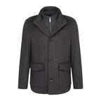 Bugatti Men's Regular Fit Dark Grey Jacket