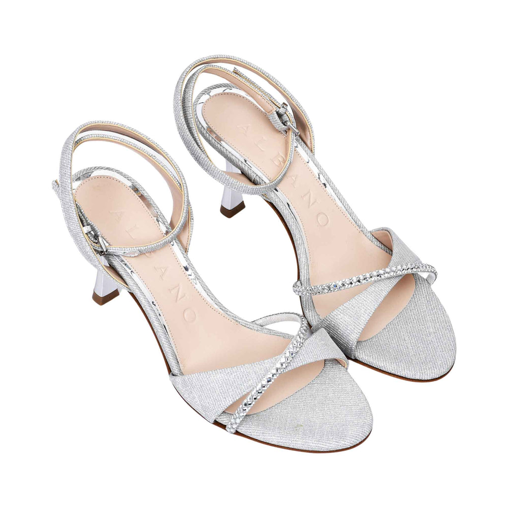 Albano Women's Glitter Ankle-Strap Sandal