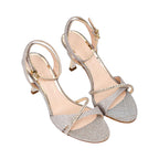 Albano Women's Glitter Ankle-Strap Sandal