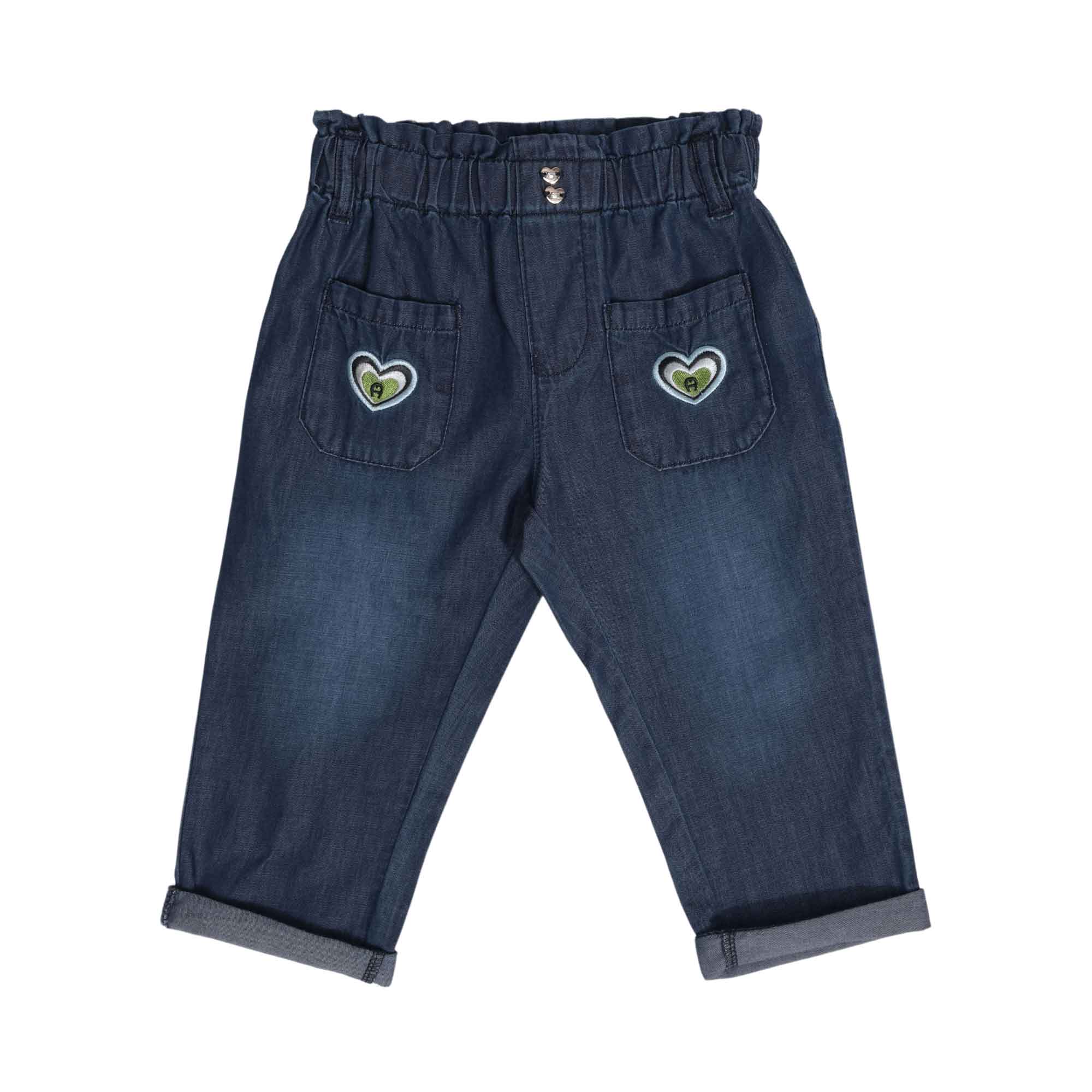 Aigner Kids Baby Girl's Denim Trouser
