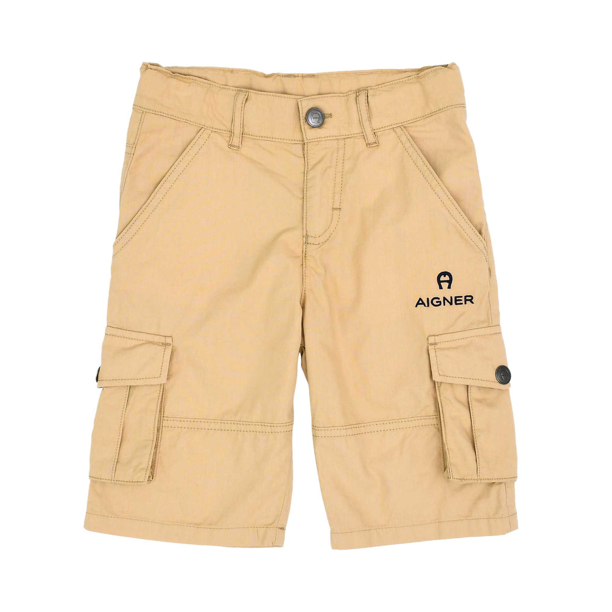 Aigner Kids Boy's Beige Bermuda
