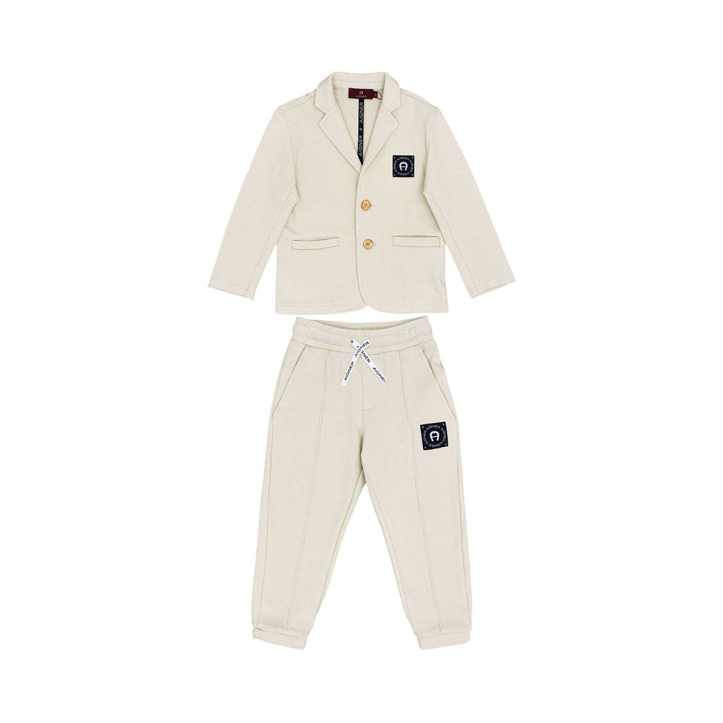 Aigner Kids Boy's Beige Suit