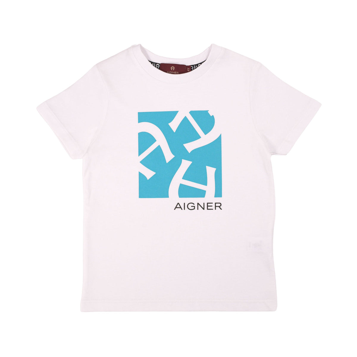 Aigner Kids Boy's White T-Shirt