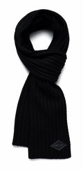 Replay Men's Solid-colored Ribbed Scarf