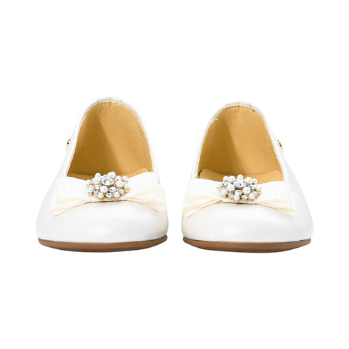 Andanines Kids Girl's Beige Ballerina