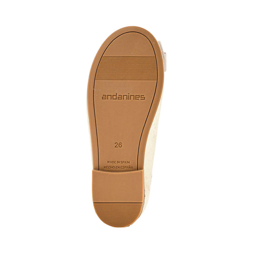 Andanines Kids Girl's Gold Ballerina
