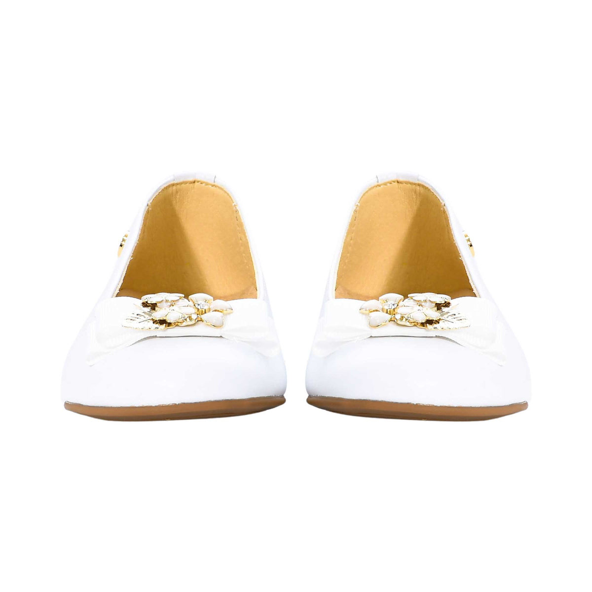Andanines Kids Girl's White Ballerina