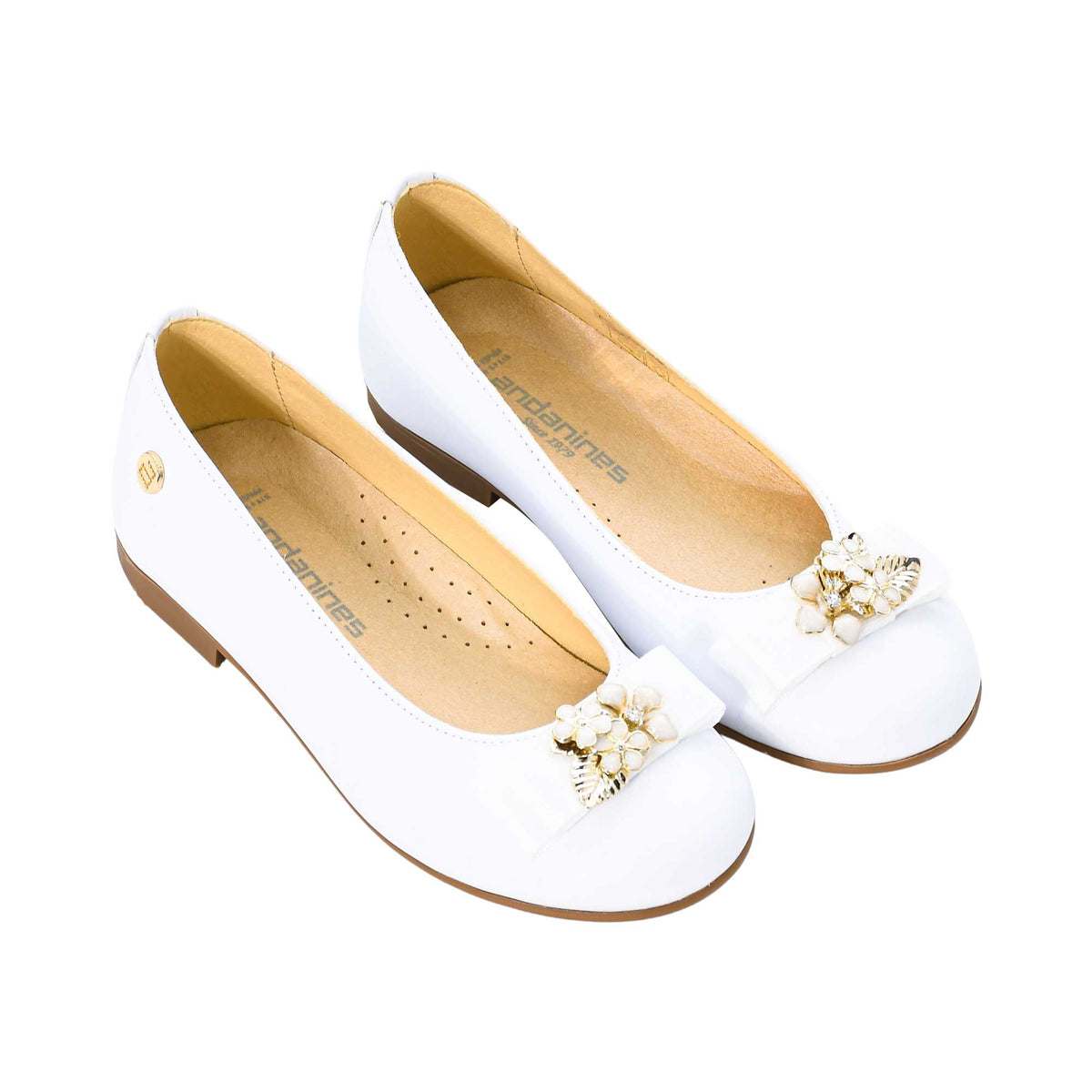 Andanines Kids Girl's White Ballerina