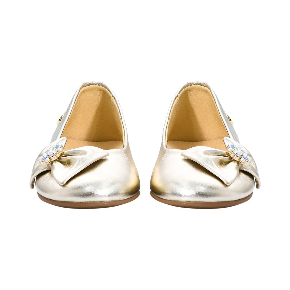 Andanines Kids Girl's Gold Ballerina