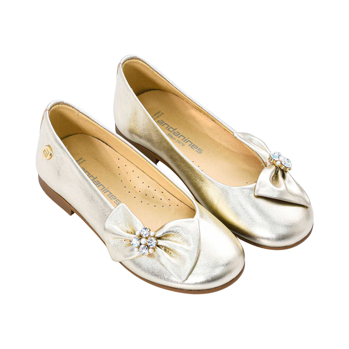 Andanines Kids Girl's Gold Ballerina