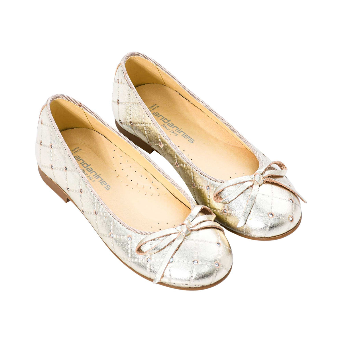 Andanines Kids Girl's Silver Ballerina