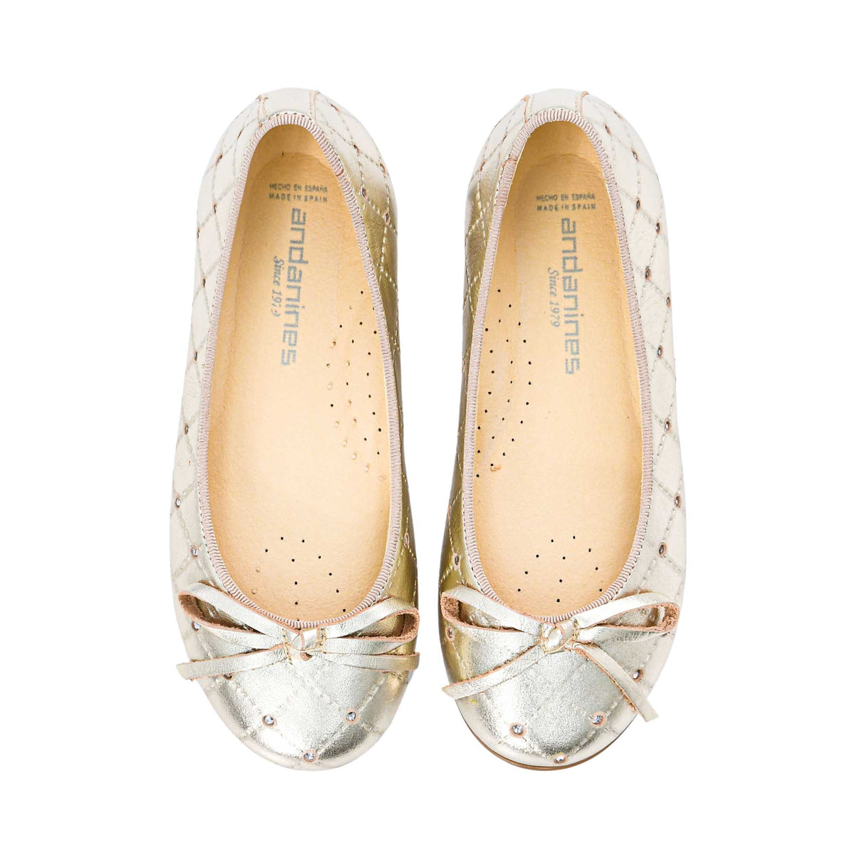 Andanines Kids Girl's Silver Ballerina