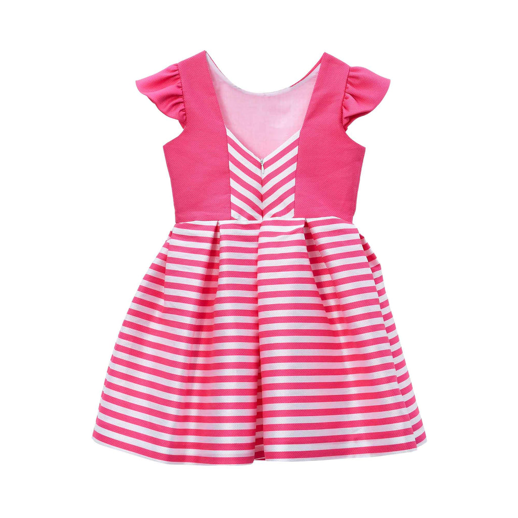 Amaya Kids Girl's  Fuchsia Dress