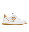W33199:WHITE PERF LEATHER/BISCUIT/WHITE