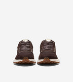 W34884:CH DK CHOCOLATE SUEDE/WOOL/SOFT GOLD/WHITE