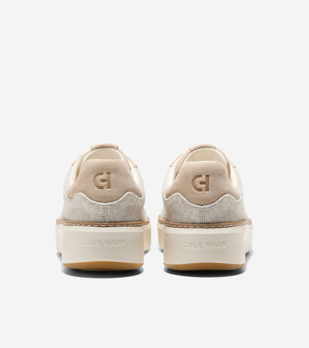 W34761:CH LT SESAME SUEDE/WOOL/IVORY