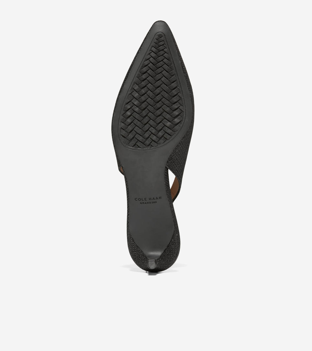 W35077:BLACK GLITTER MESH
