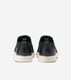 W33214:BLACK KNIT/LEATHER/IVORY