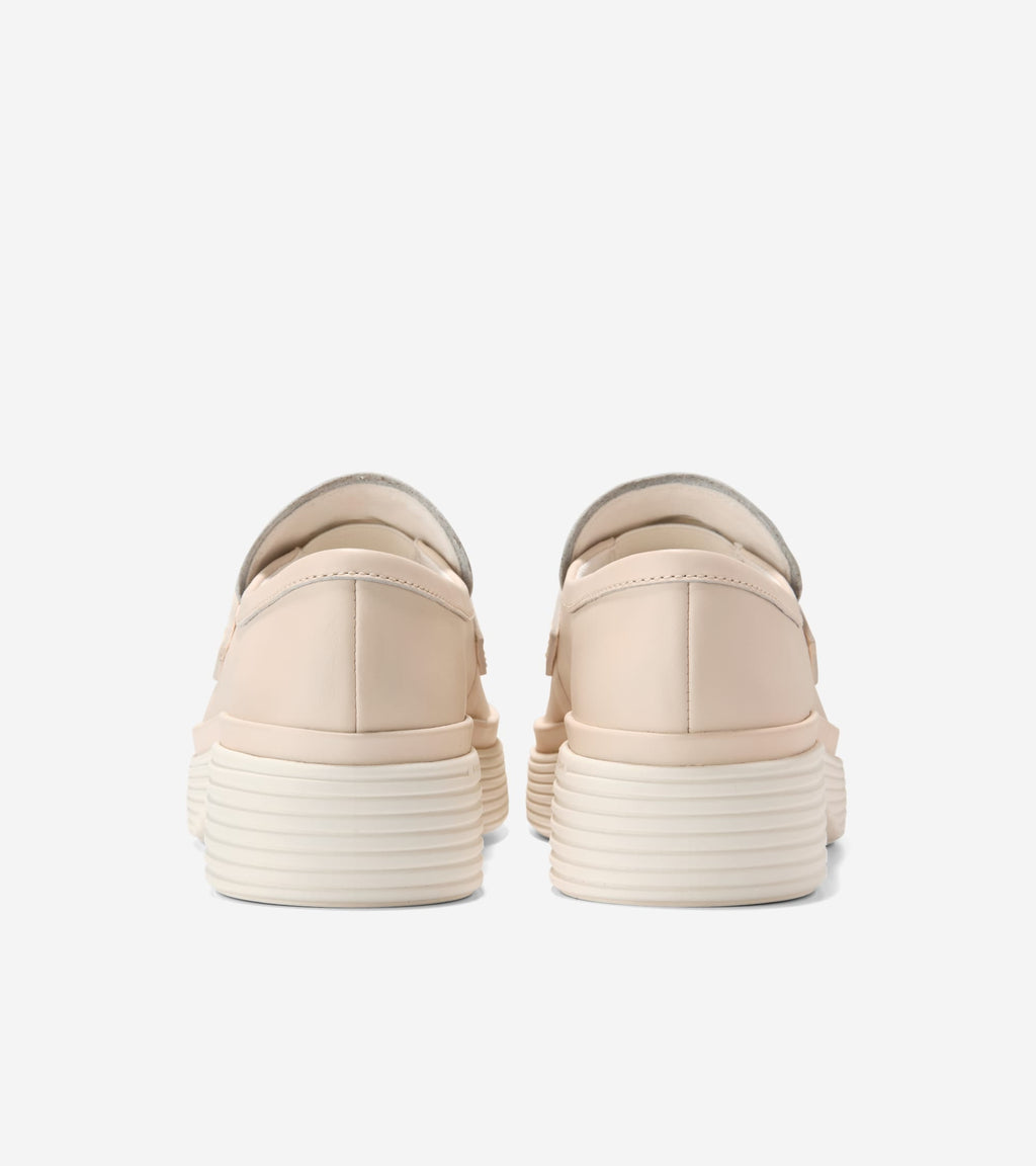 Cole Haan - Øriginalgrand City Platform Penny Loafers - Sandllr/Powder Ltr - Blue Salon Qatar - Order Online Today