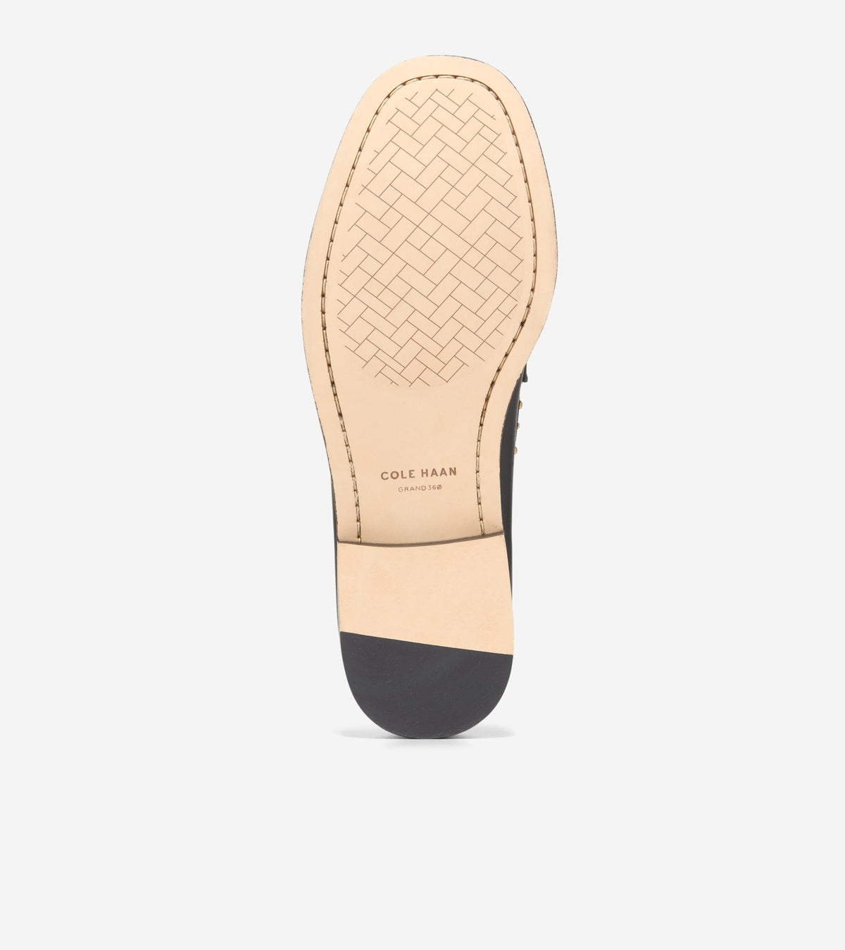 W34197:BLACK LEATHER/GOLD STUDS