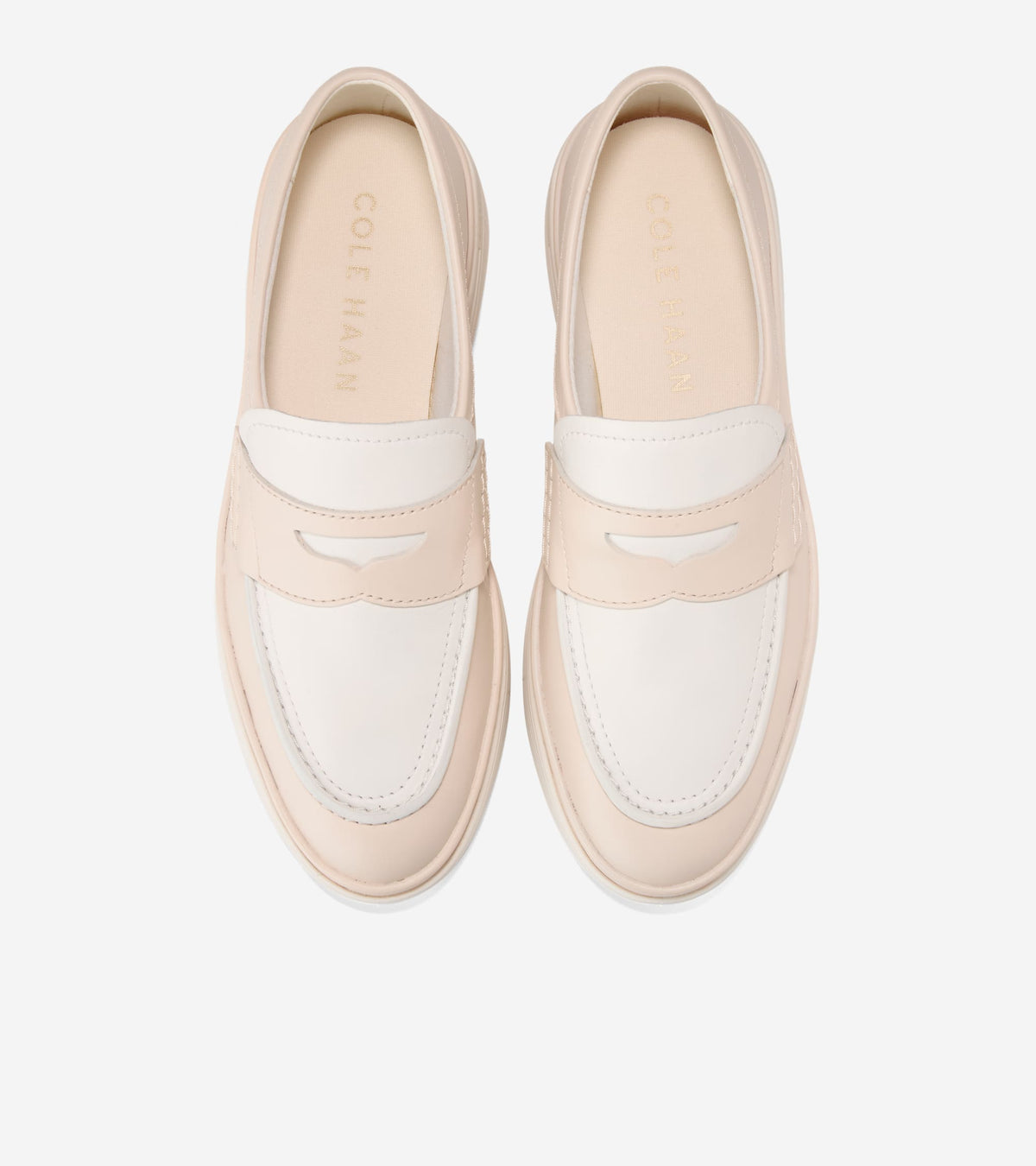 Cole Haan - Øriginalgrand City Platform Penny Loafers - Sandllr/Powder Ltr - Blue Salon Qatar - Order Online Today