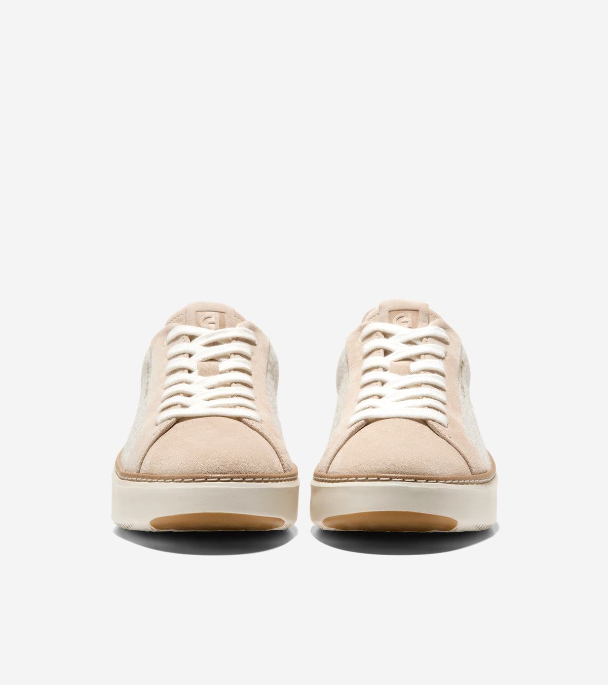 W34761:CH LT SESAME SUEDE/WOOL/IVORY