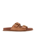 W31886:TAN RAFFIA/CH DK CUOIO LTR