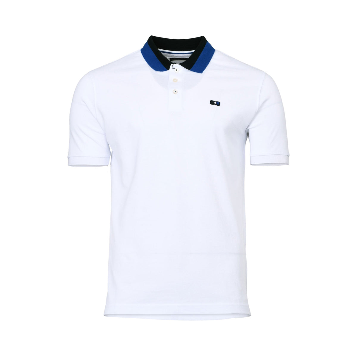 Eden Park Men's Contrast Collar Cotton Regular Fit  Polo Shirt