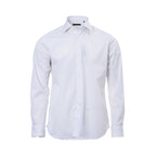 Corneliani Men's White Print Shirt