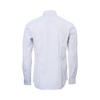 Corneliani Men's White Print Shirt