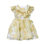 David Charles Kids Girl's Gold Dress