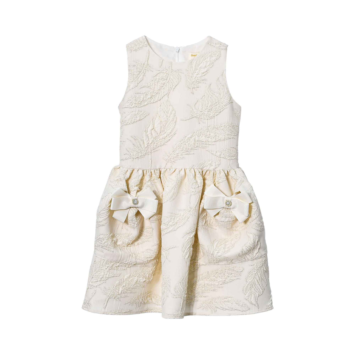 David Charles Kids Girl's Gold Dress
