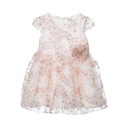 David Charles Kids Girl's White & Pink Dress