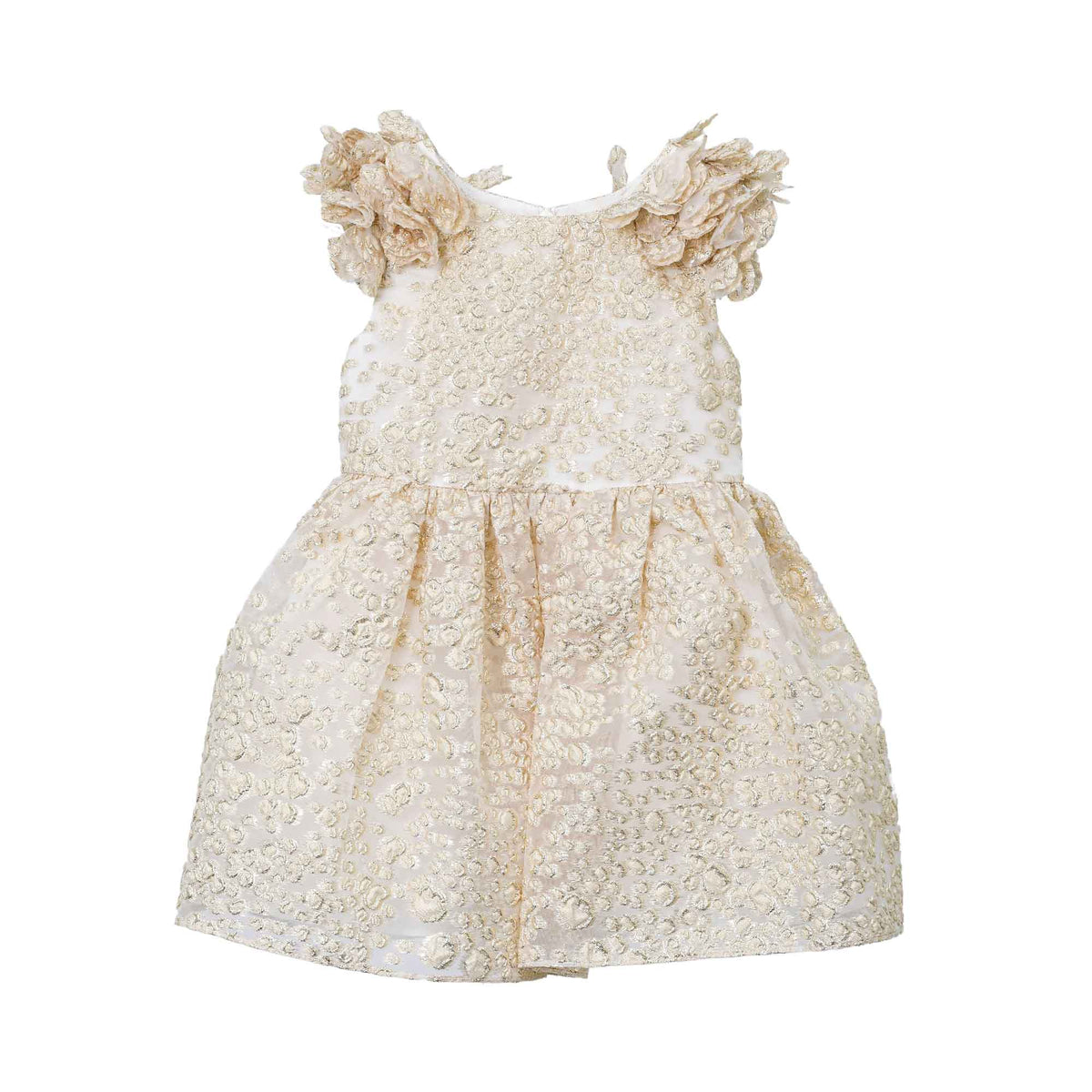 David Charles Kids Girl's Gold Dress