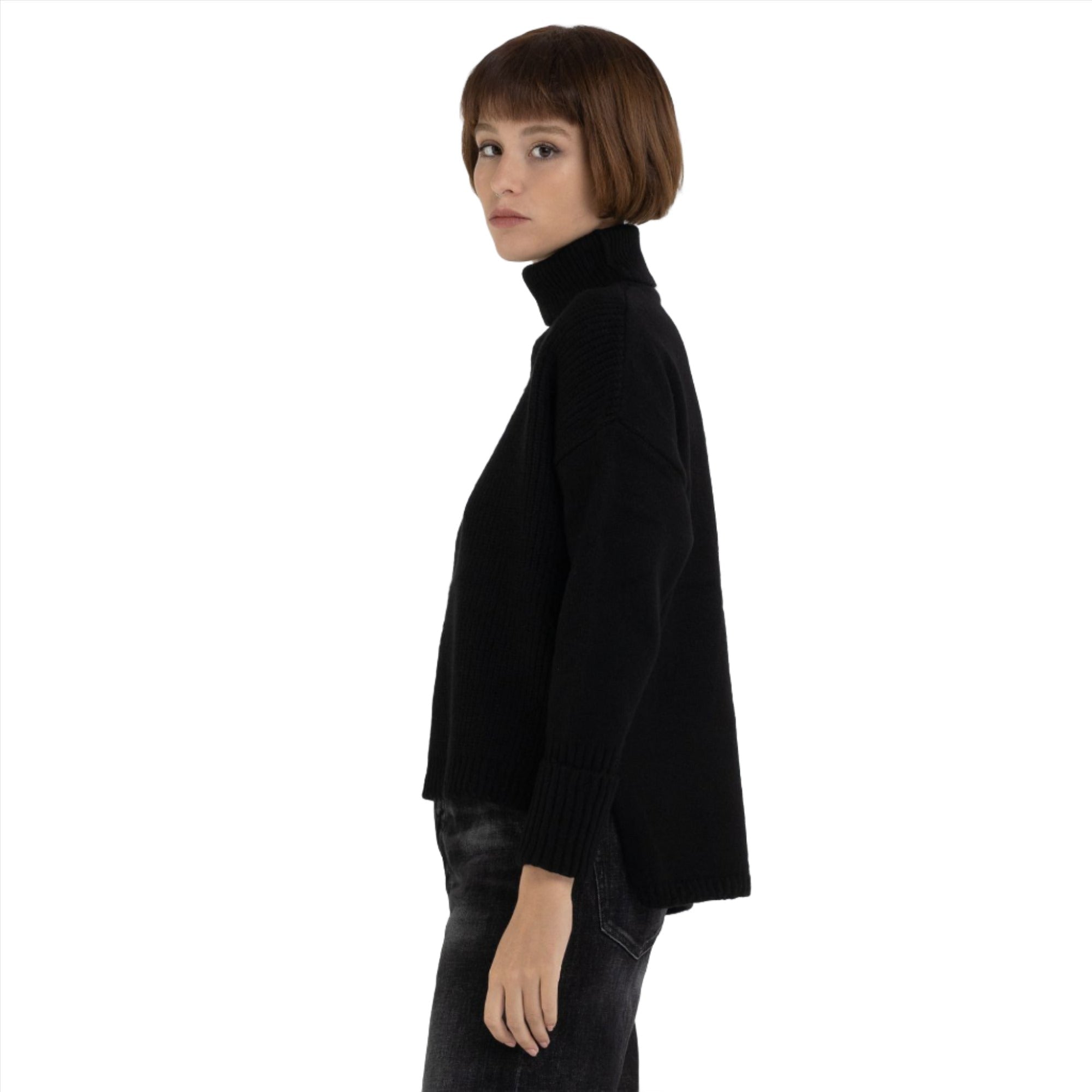 Replay Recycled turtleneck sweater