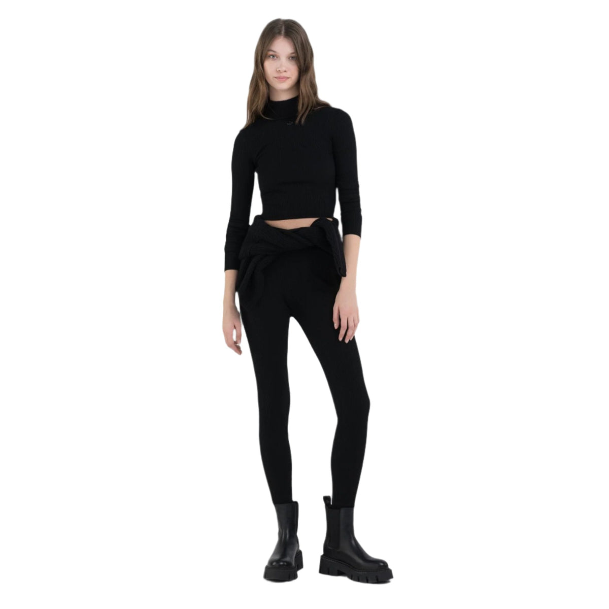Replay Women's Viscose-Blend Slim-Fit Leggings